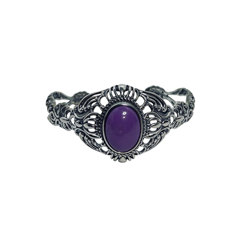 Carolyn Pollack Sterling Silver And Phosphossiderite Cuff Bracelet (6213)